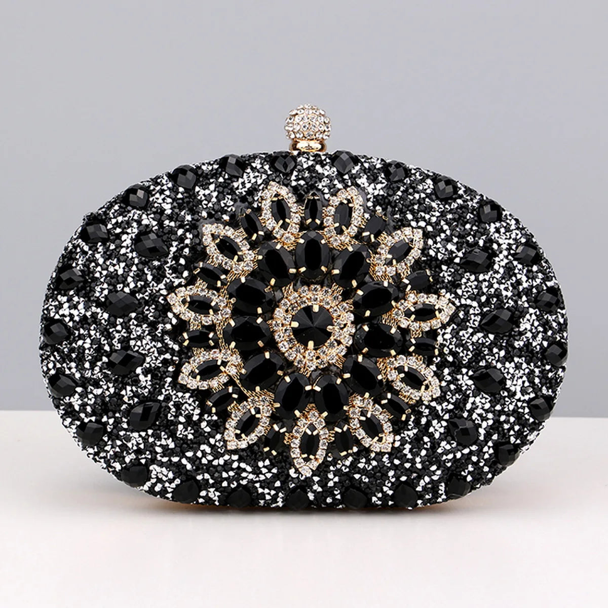 Luxury Crystal Clutch Bag for Women | Elegant Evening Party Purse | Designer Rhinestone Handbag | Wedding Cocktail Clutch