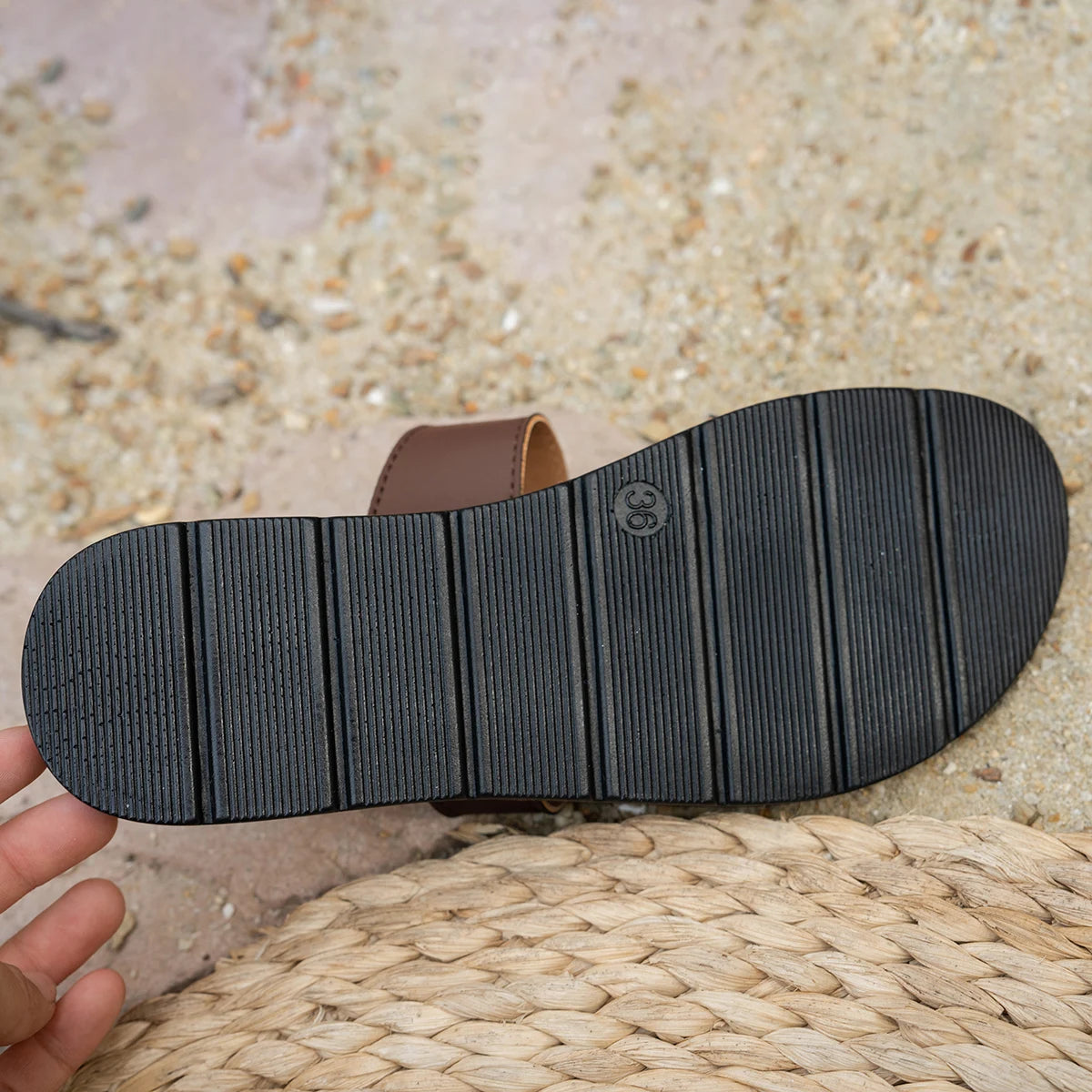 Women’s Star Accent Slide Sandals – Casual Flat Slippers for Everyday, Travel & Summer Wear